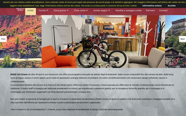 Screenshot of mobiligrosso.com