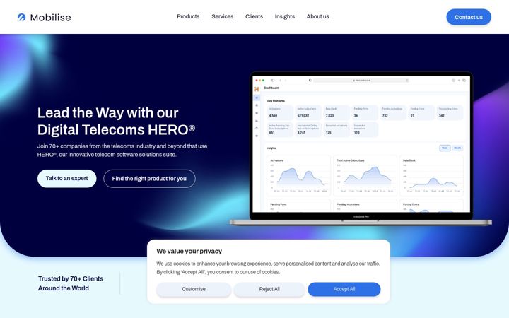 Screenshot of mobiliseglobal.com