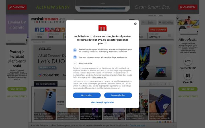 Screenshot of mobilissimo.ro