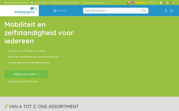 Screenshot of mobiliteitswereld.com