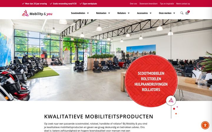Screenshot ta' mobility-you.nl