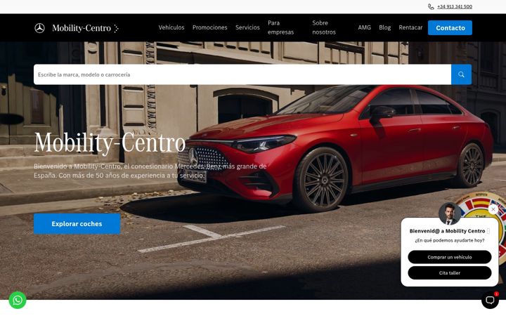 Snimka zaslona za mobilitycentro.com
