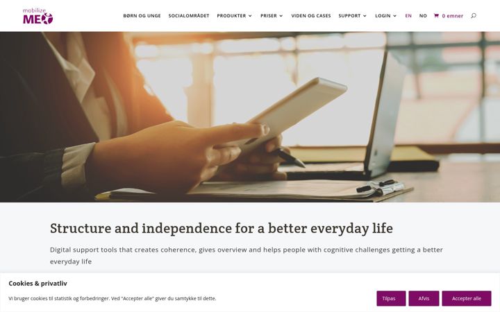 Screenshot of mobilize-me.com