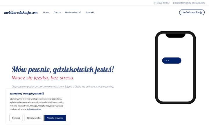 Screenshot of mobilna-edukacja.com