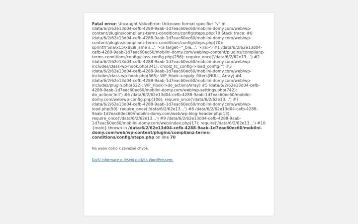 Screenshot of mobilni-domy.com