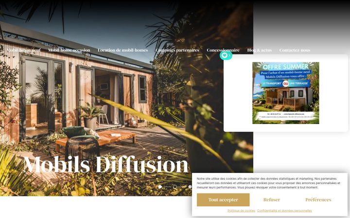 Screenshot of mobils-diffusion.com