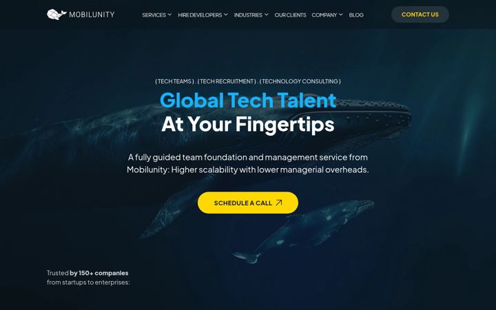 Screenshot of mobilunity.com