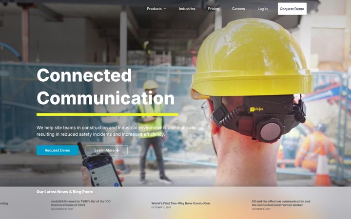 Screenshot of mobiluslabs.com