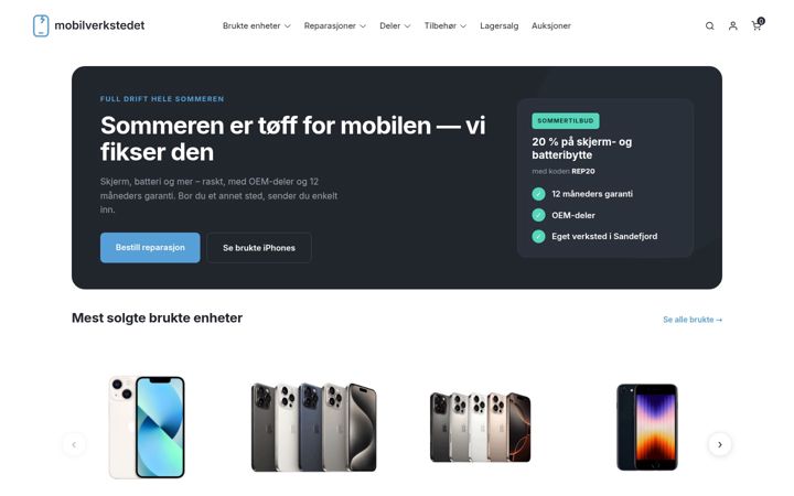 Ekrānuzņēmums no mobilverkstedet.no