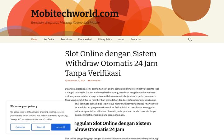 Screenshot of mobitechworld.com