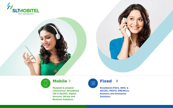 Screenshot of mobitel.lk