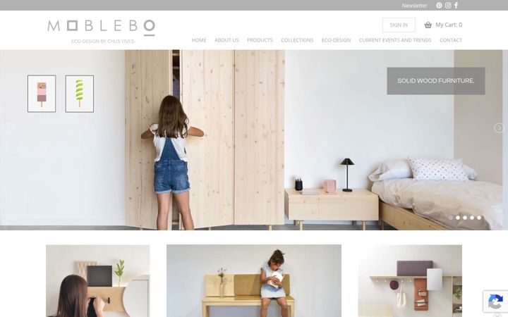 Skjermbilde av moblebo.com