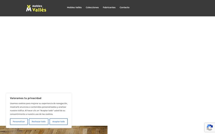 Screenshot of moblesvallesvendrell.com