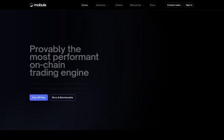Screenshot of mobula.io