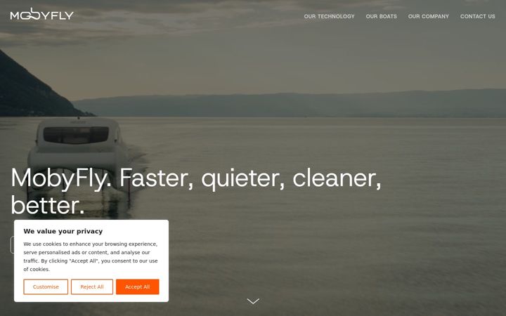 Screenshot of mobyfly.com
