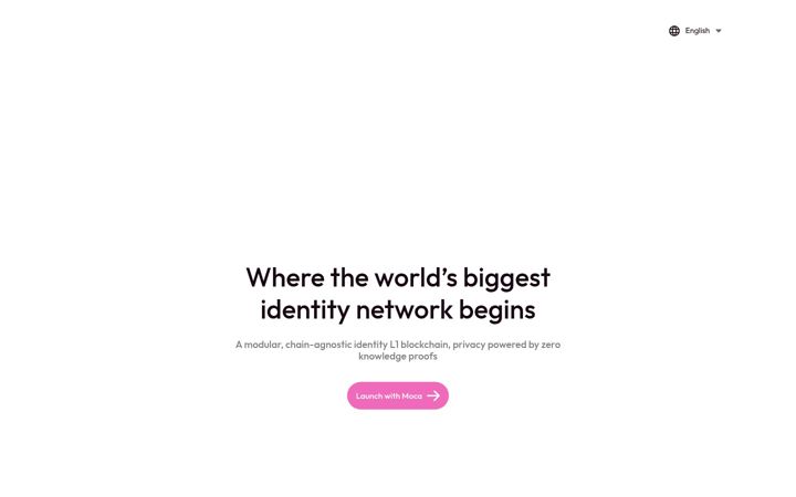 Screenshot of mocachain.org