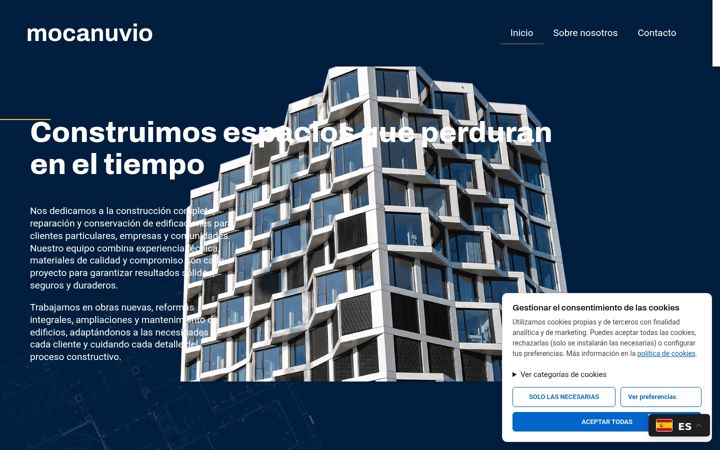 Screenshot of mocanuvio.com