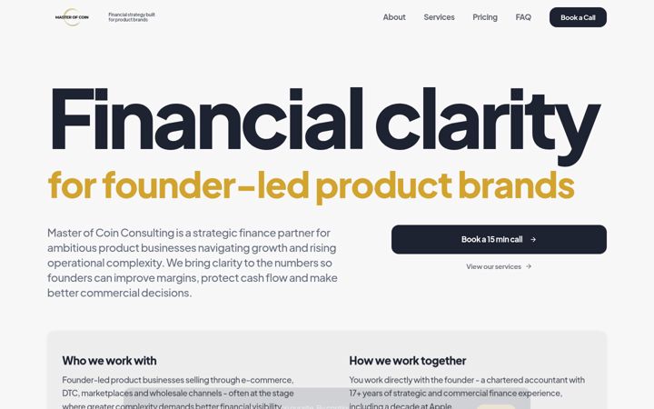 Screenshot of mocfinance.com