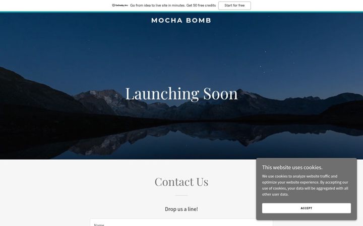 Screenshot of mochabomb.com