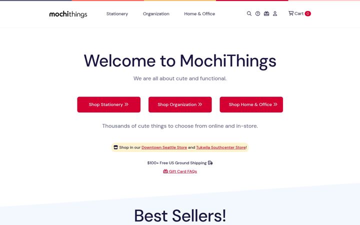 Screenshot of mochithings.com