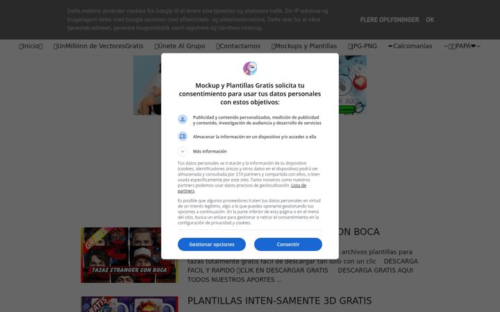 Screenshot of mockupyplantillasgratis.com