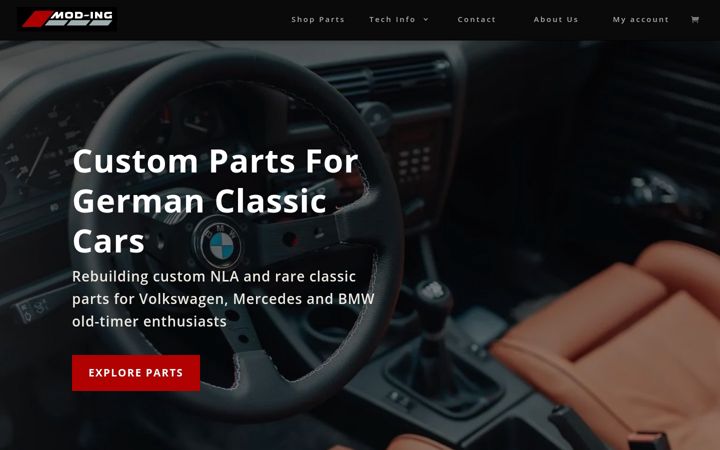 Screenshot of mod-ing.com