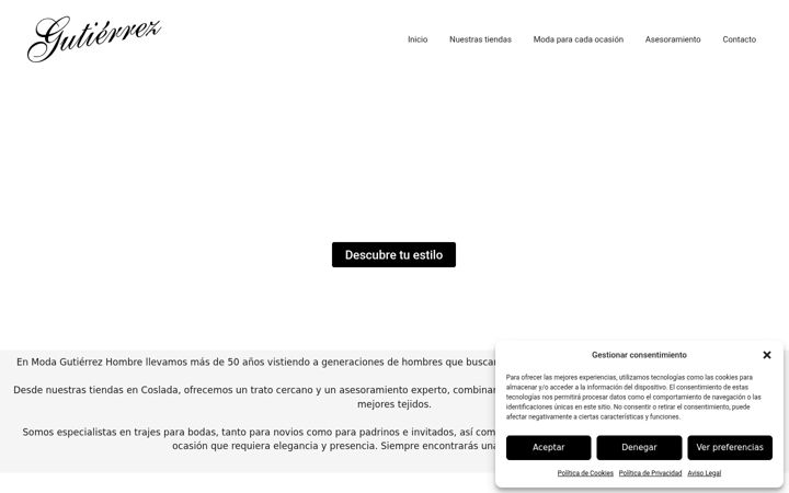 Screenshot of modagutierrez.com