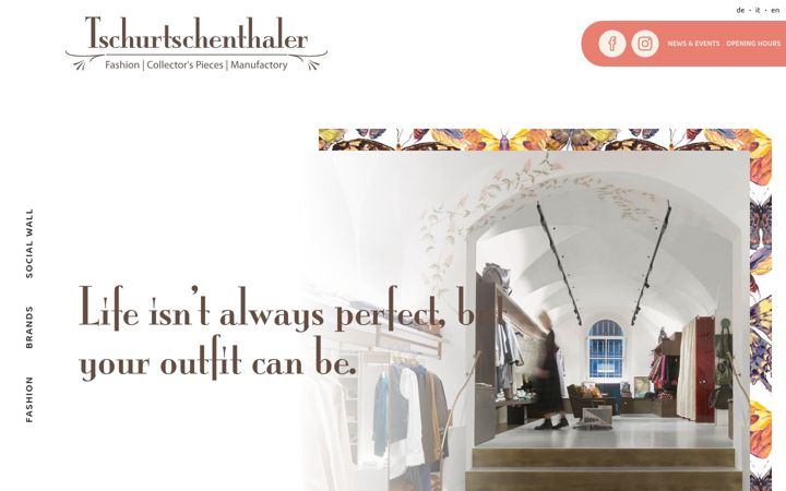 Screenshot of mode-tschurtschenthaler.com