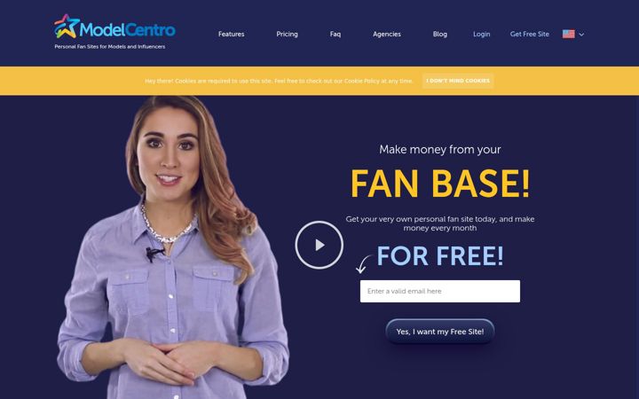 Screenshot of modelcentro.com