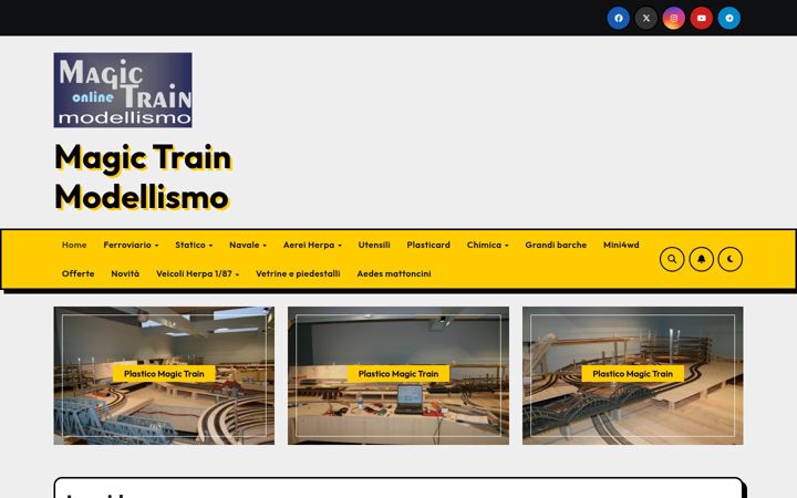 Screenshot of modellismo-magictrain.com