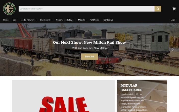 Screenshot von modelrailwaysolutions.co.uk