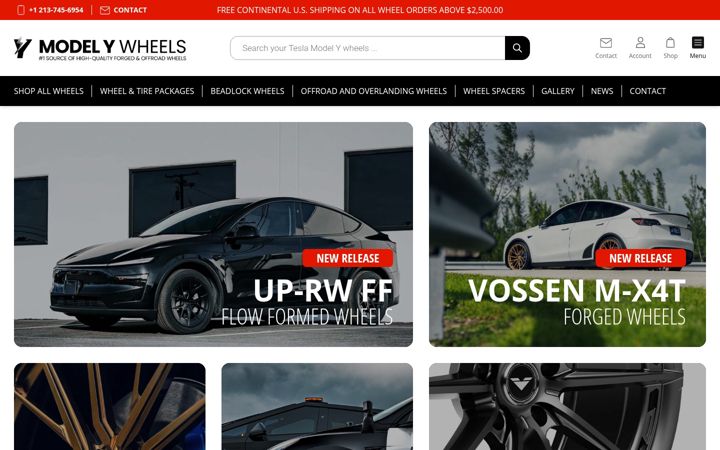 Screenshot van modelywheels.com