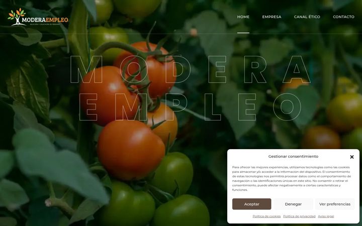 Screenshot of moderaempleo.com