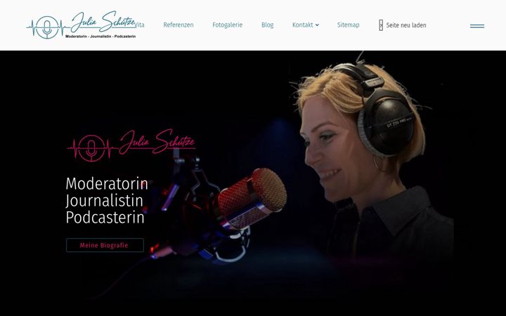 Screenshot of moderatorin-podcasterin-juliaschuetze.com