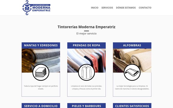 Screenshot of modernaemperatriz.com