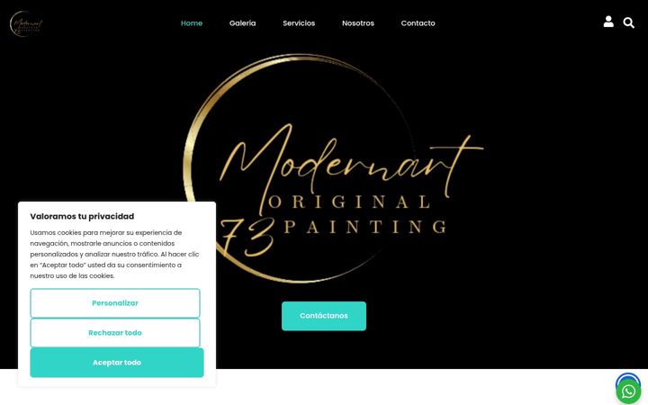 Screenshot of modernart73.com