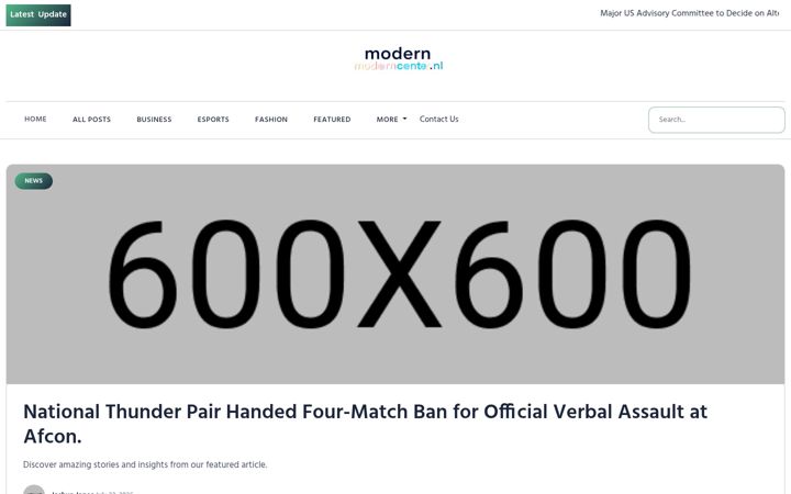 Screenshot of moderncenter.nl