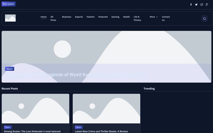 Screenshot of moderngamingplatform.com