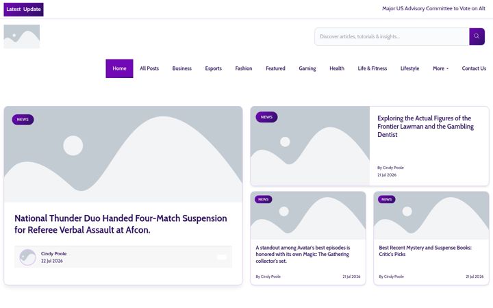 Screenshot of moderngamingspace.com