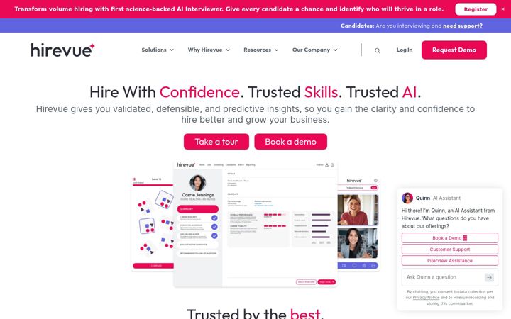Screenshot of modernhire.com