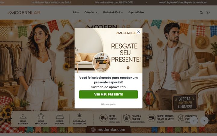 Snímek obrazovky modernlar.com