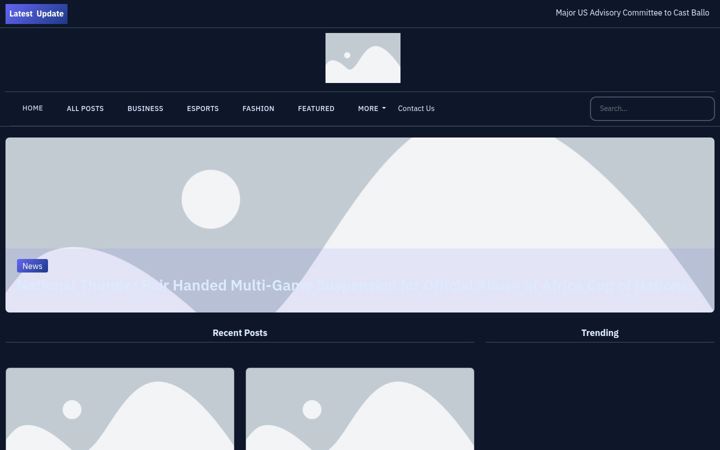 Screenshot of modernluckyexpress.com