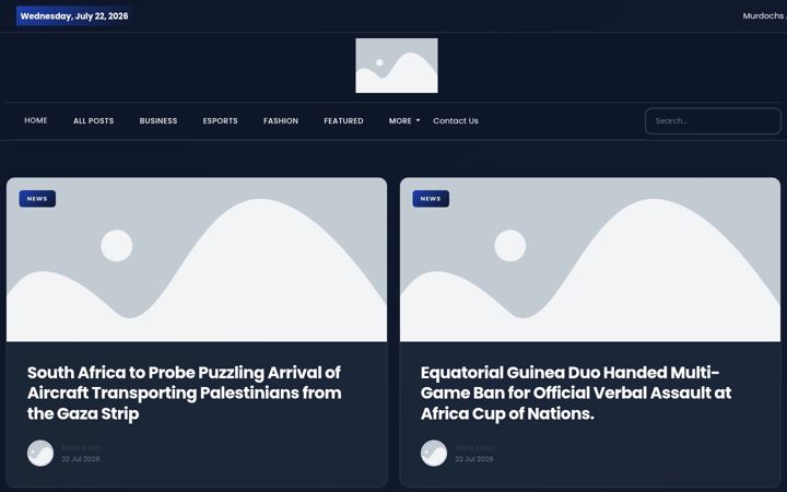 Screenshot of modernpalacedaily.com