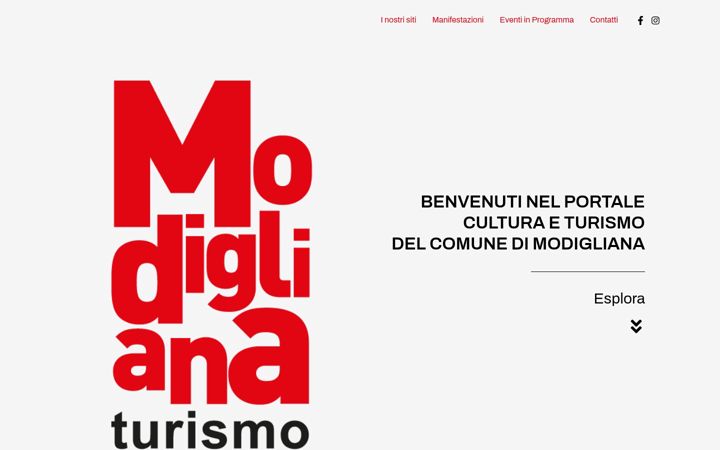 Posnetek zaslona modiglianaturismo.com