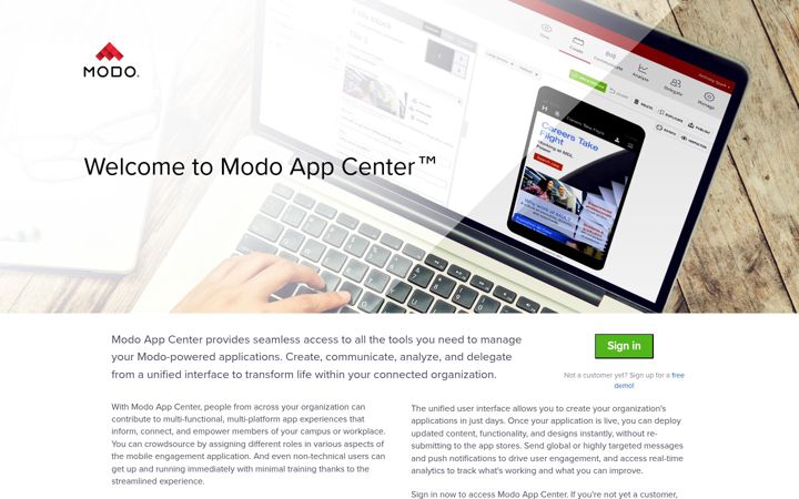 Screenshot of modolabs.net