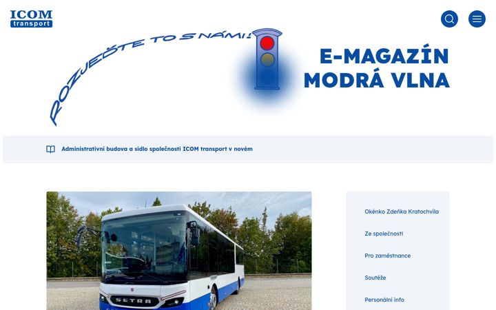 Screenshot of modra-vlna.cz