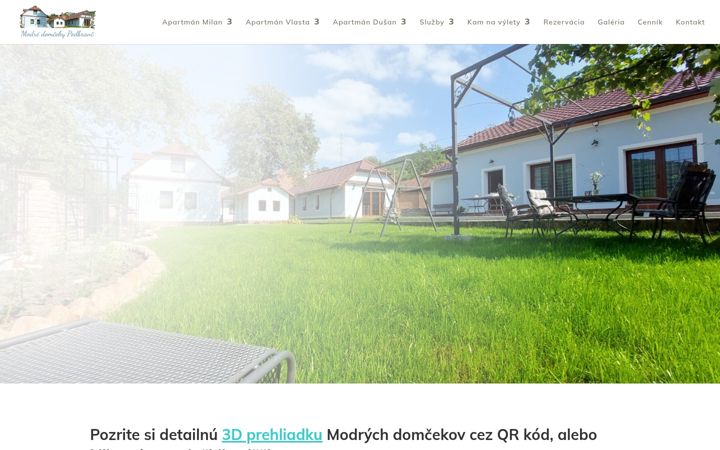 Screenshot of modredomceky.sk