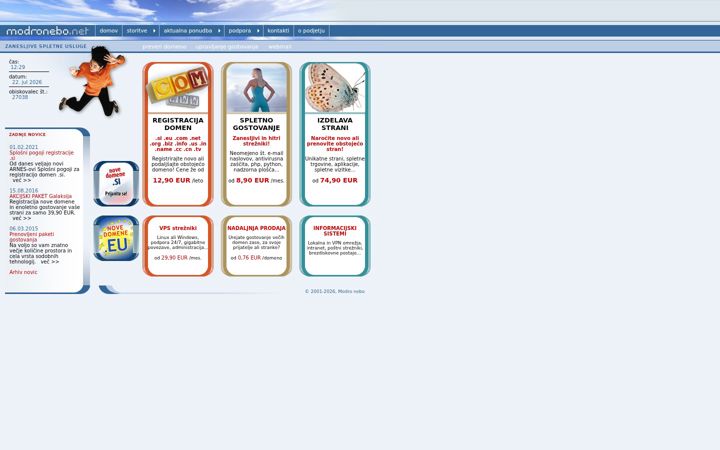 Screenshot of modronebo.net
