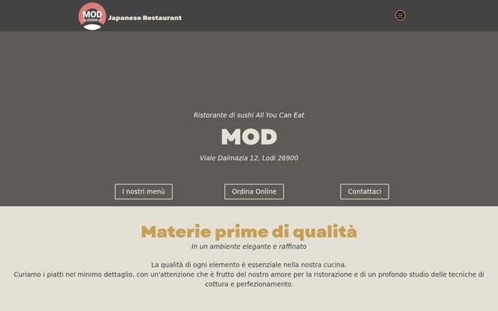Screenshot di modsushi.it