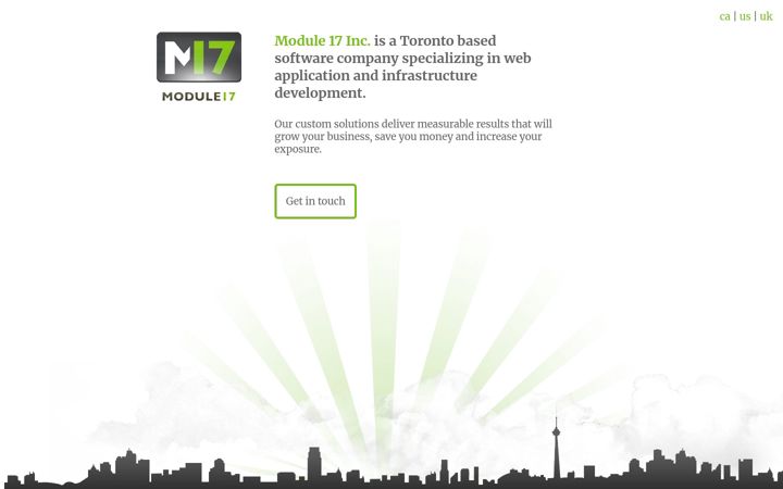 Screenshot of module17.xyz
